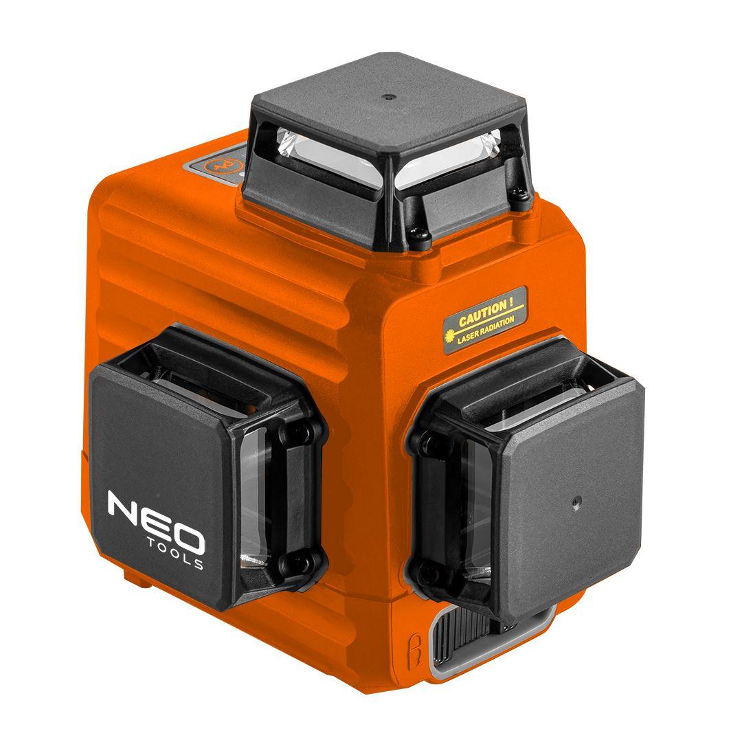 Nivela laser autonivelanta 3D, rosu, placa tinta, suport magnetic, acumulator si incarcator, cutie 75-104