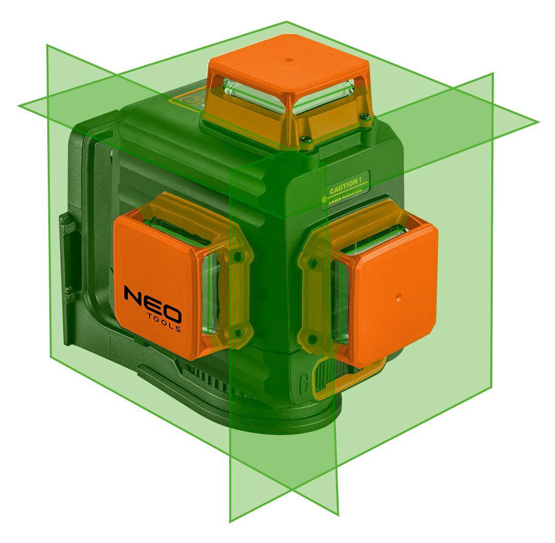 Laser 3D, verde, placa tinta, suport magnetic, acumulator si incarcator, cutie 75-109