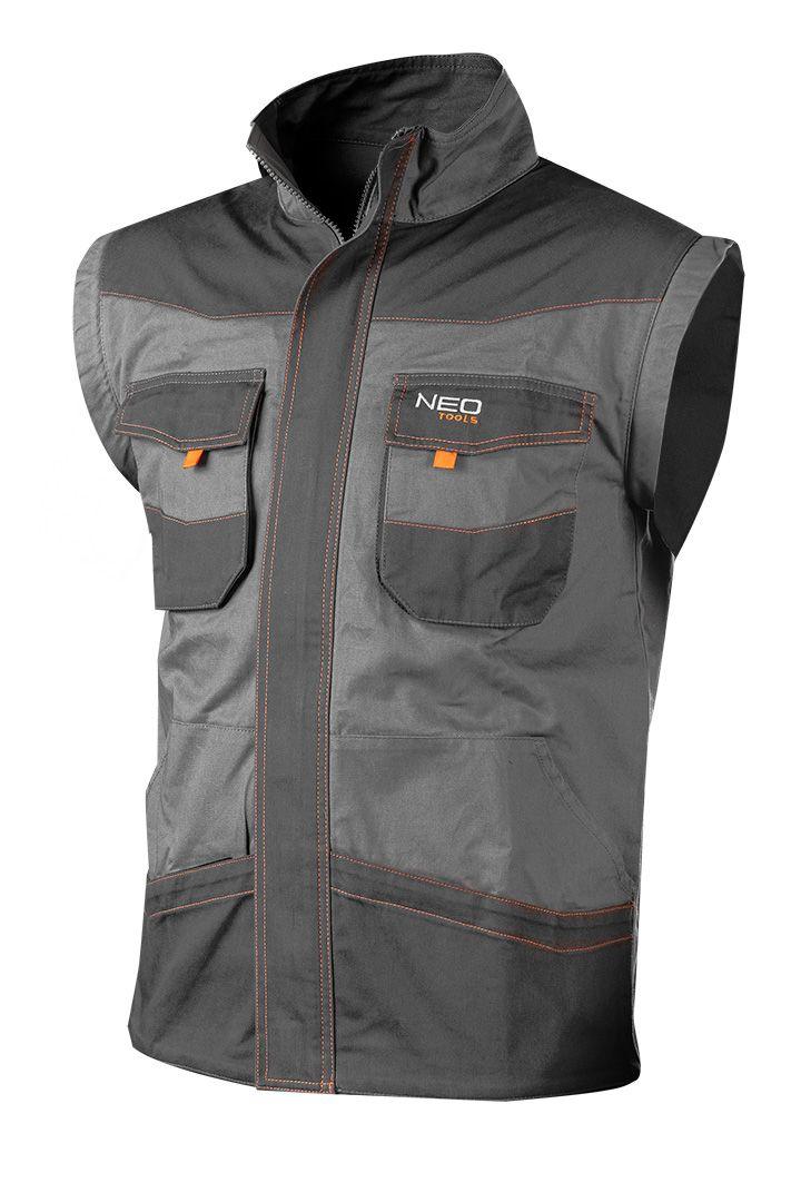 Jacheta de lucru cu maneci detasabile, 100% bumbac, marime XXL (58) 81-311-XXL