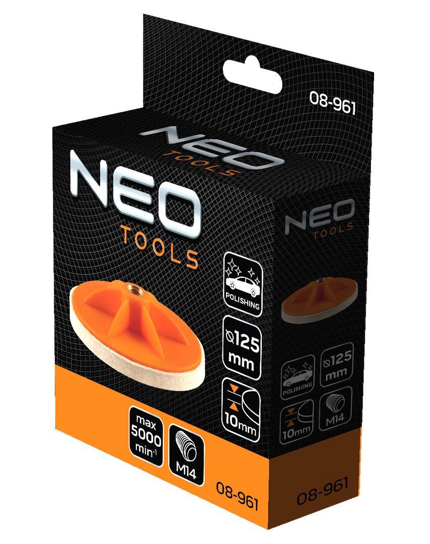 Disc polish panza fetru, 125x10mm, M14 08-961