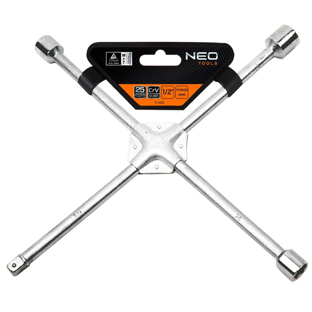 Cheie roti cruce 19 x 22 mm x 1/2 ", DIN889 11-100