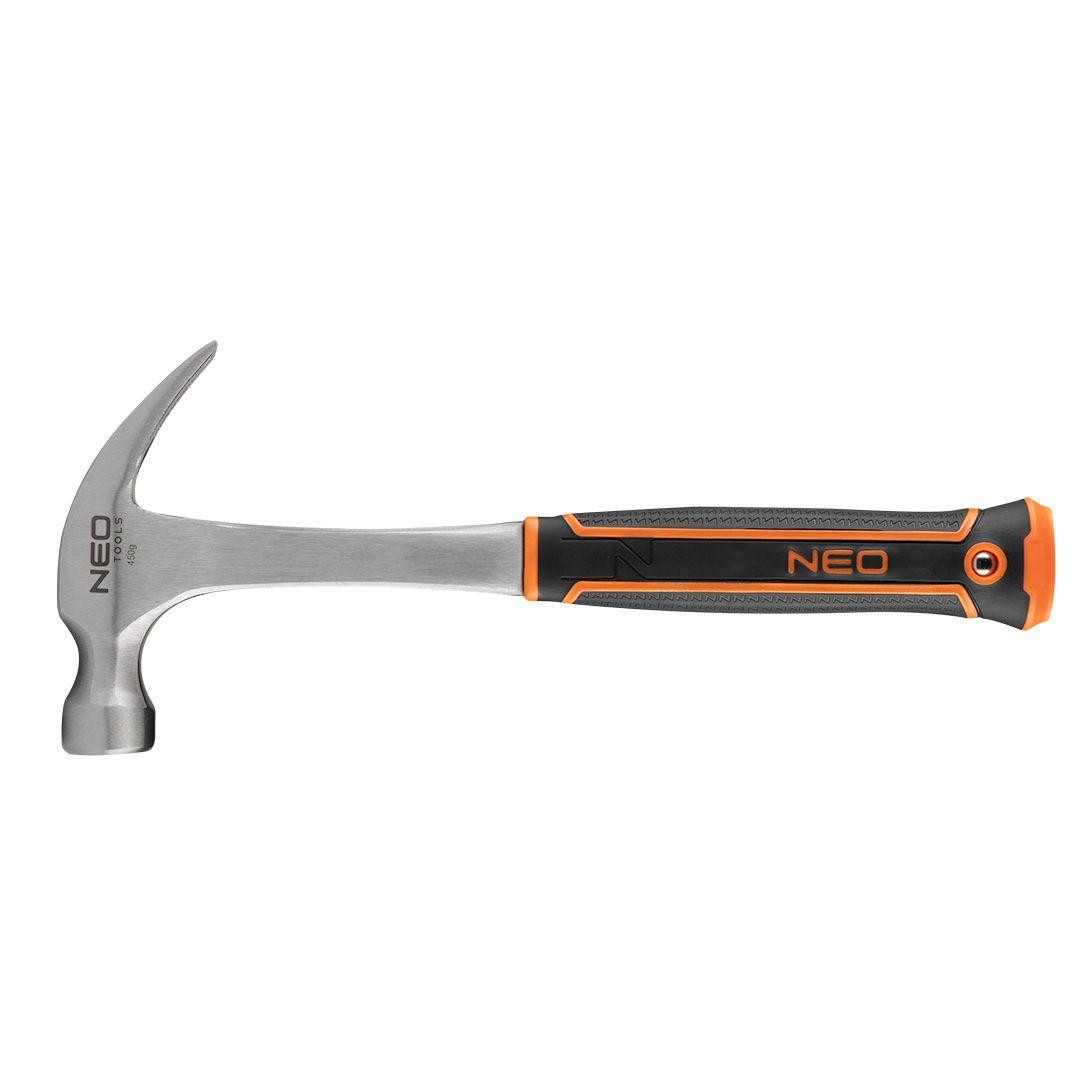 Ciocan tamplar cu gheara 450 g, monobloc, maner bimaterial 25-103