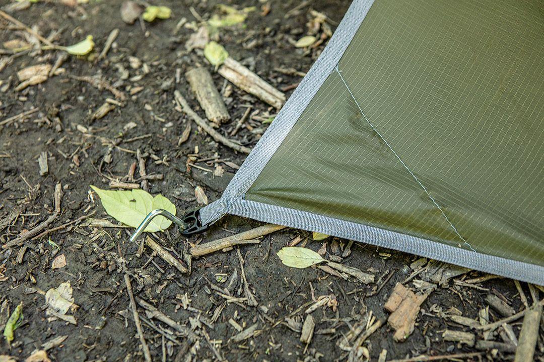 Prelata tip cort, dimensiune 360 x 290, 2000PU 210T, kit cu carlige si corzi 63-130