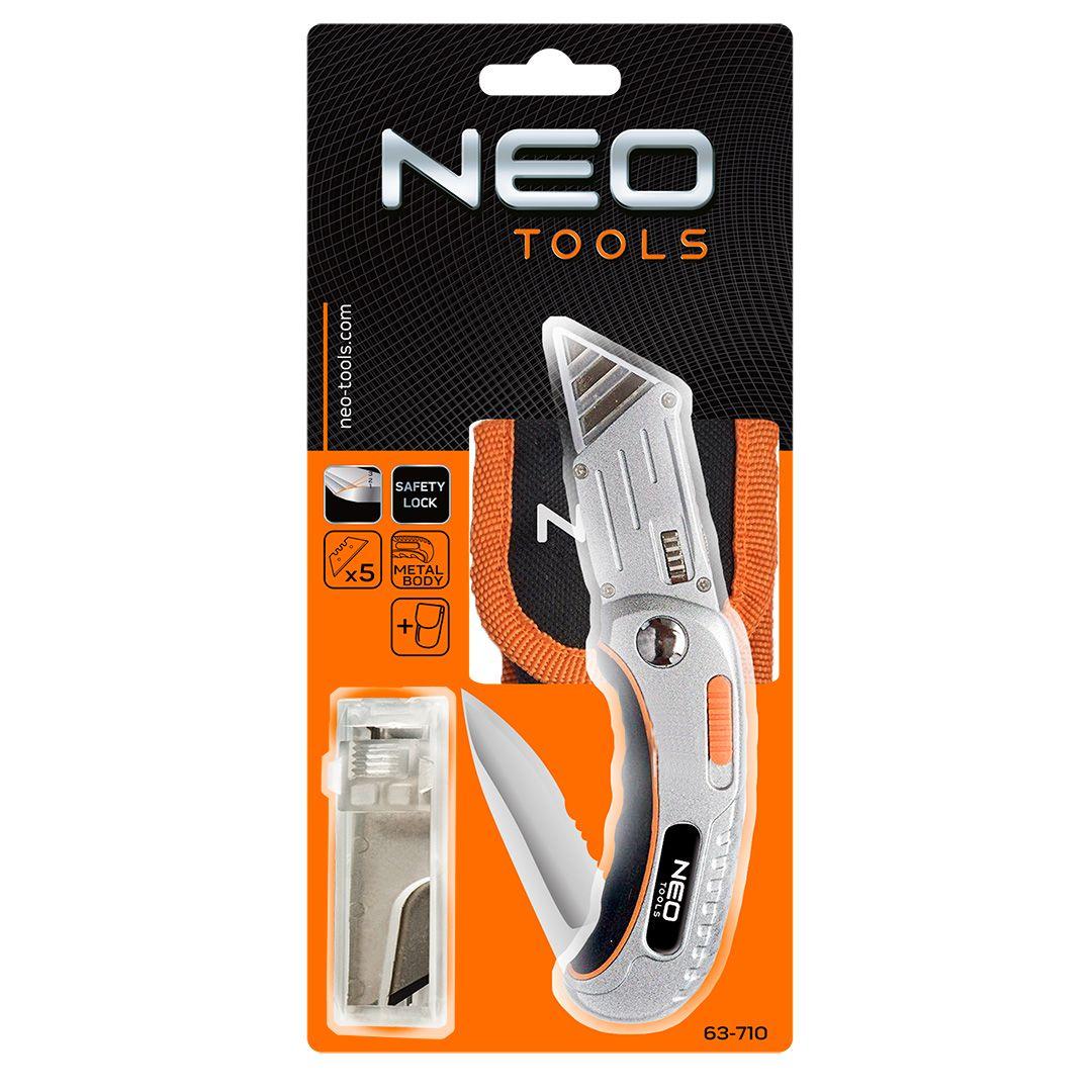 cutter/ cutit universal , lame trapeziodale + teaca + 5 lame rezerva 63-710