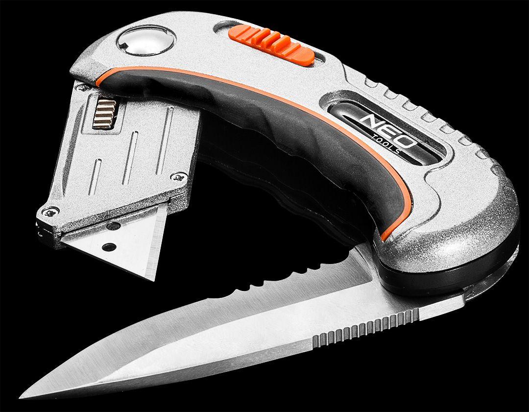cutter/ cutit universal , lame trapeziodale + teaca + 5 lame rezerva 63-710