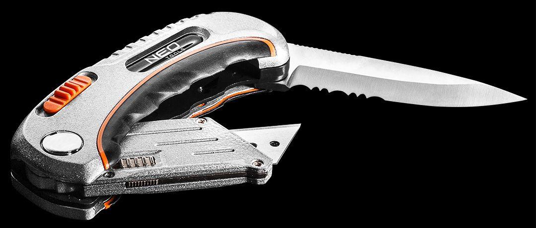 cutter/ cutit universal , lame trapeziodale + teaca + 5 lame rezerva 63-710