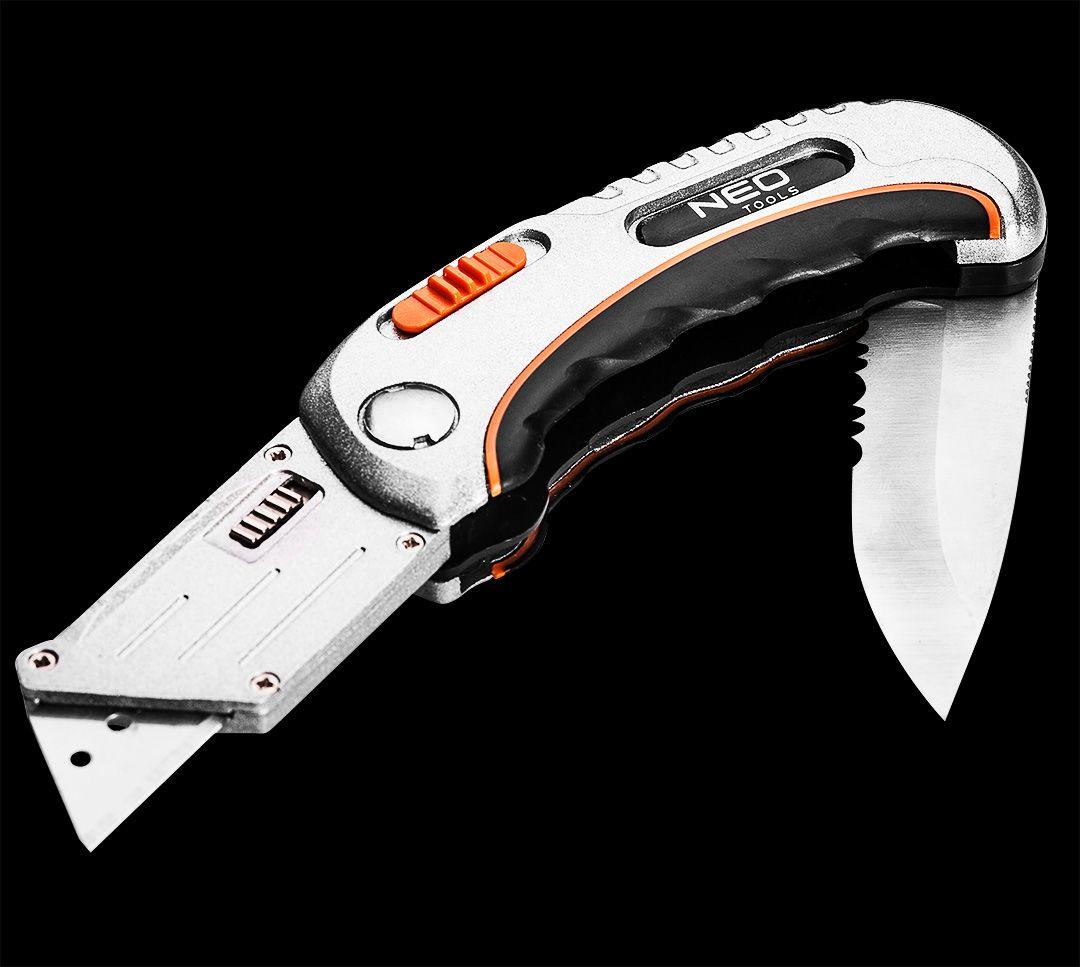 cutter/ cutit universal , lame trapeziodale + teaca + 5 lame rezerva 63-710