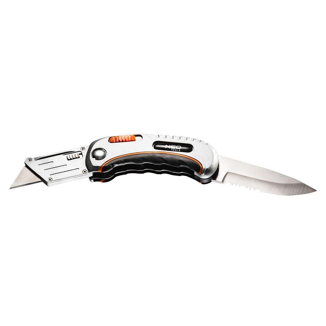 cutter/ cutit universal , lame trapeziodale + teaca + 5 lame rezerva 63-710