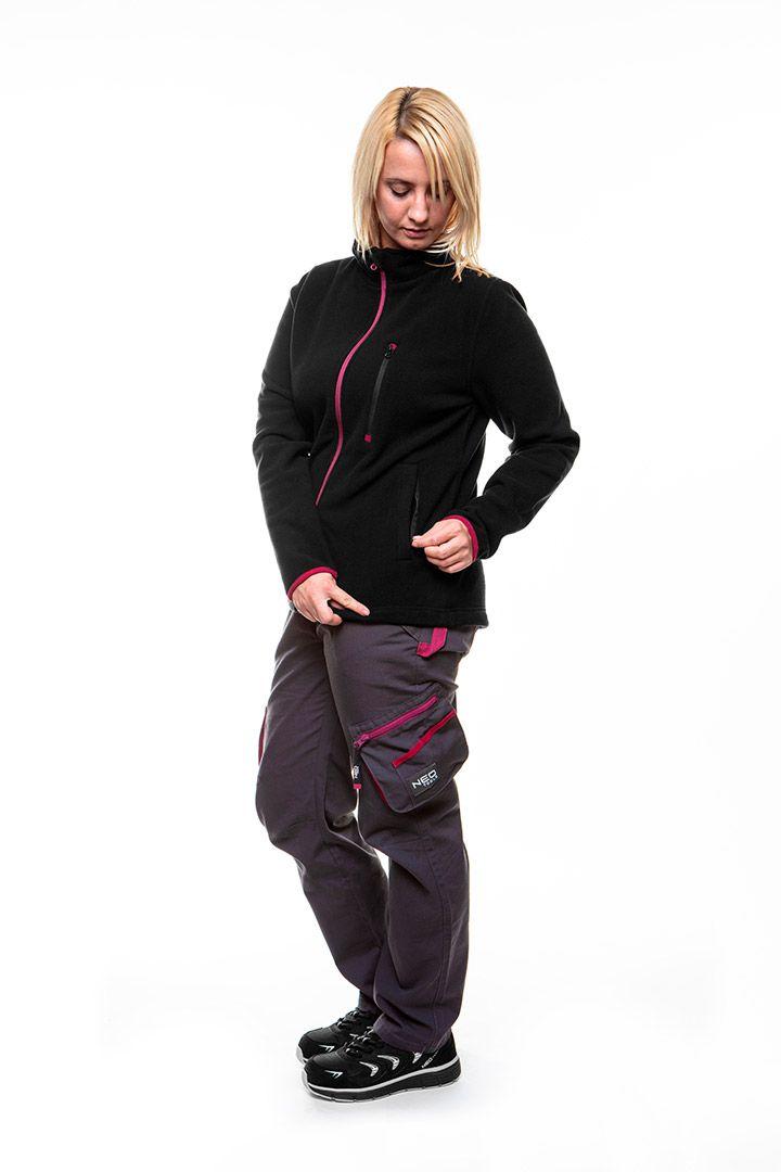 Geaca fleece pentru femei, negru, marimea L 80-500-L