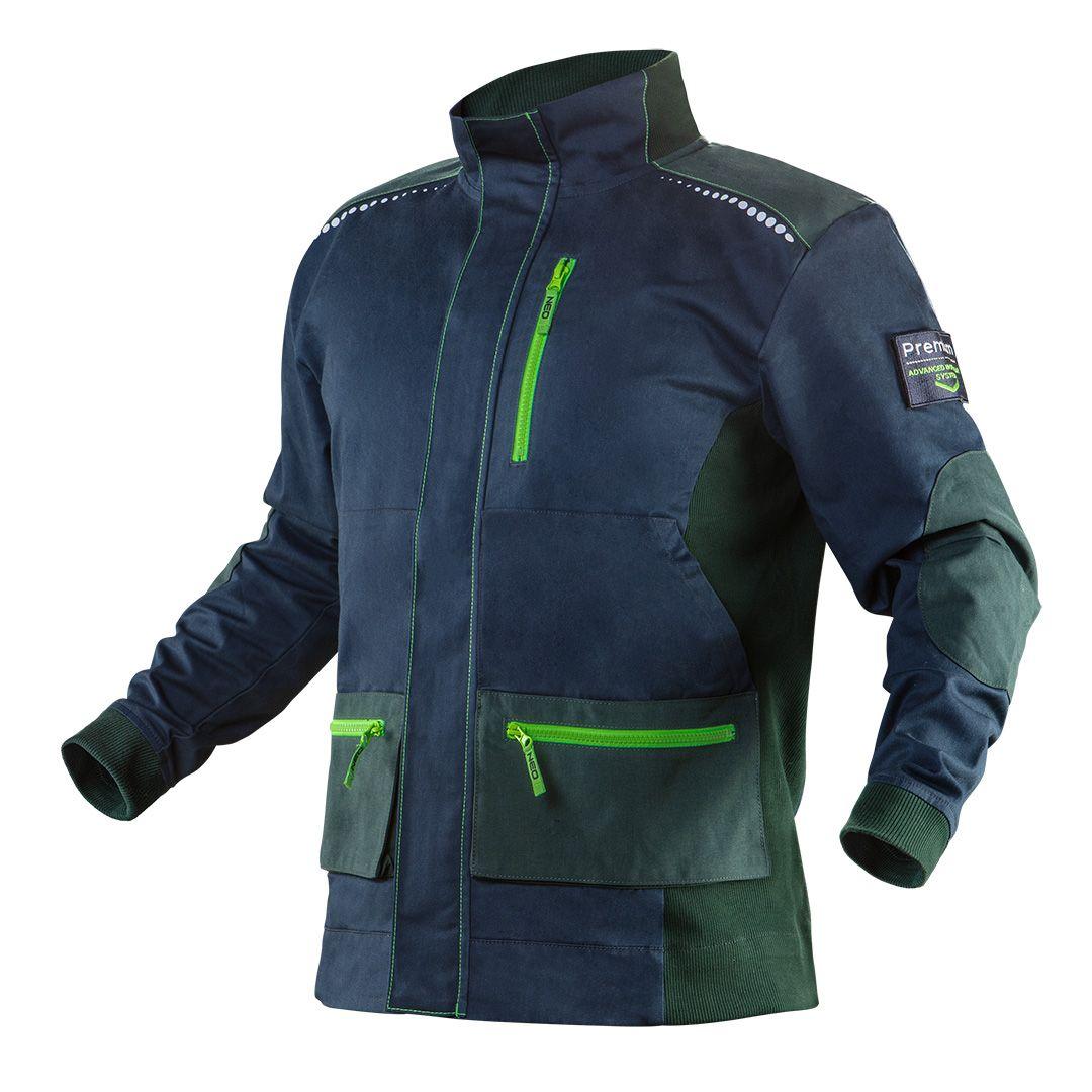 Jacheta de lucru PREMIUM, 62% bumbac, 35% poliester, 3% elastan, marimea XL 81-216-XL