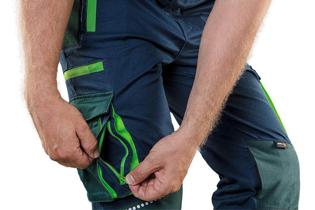 Salopeta de lucru cu bretele PREMIUM, 62% bumbac, 35% poliester, 3% elastan, marimea XL 81-246-XL