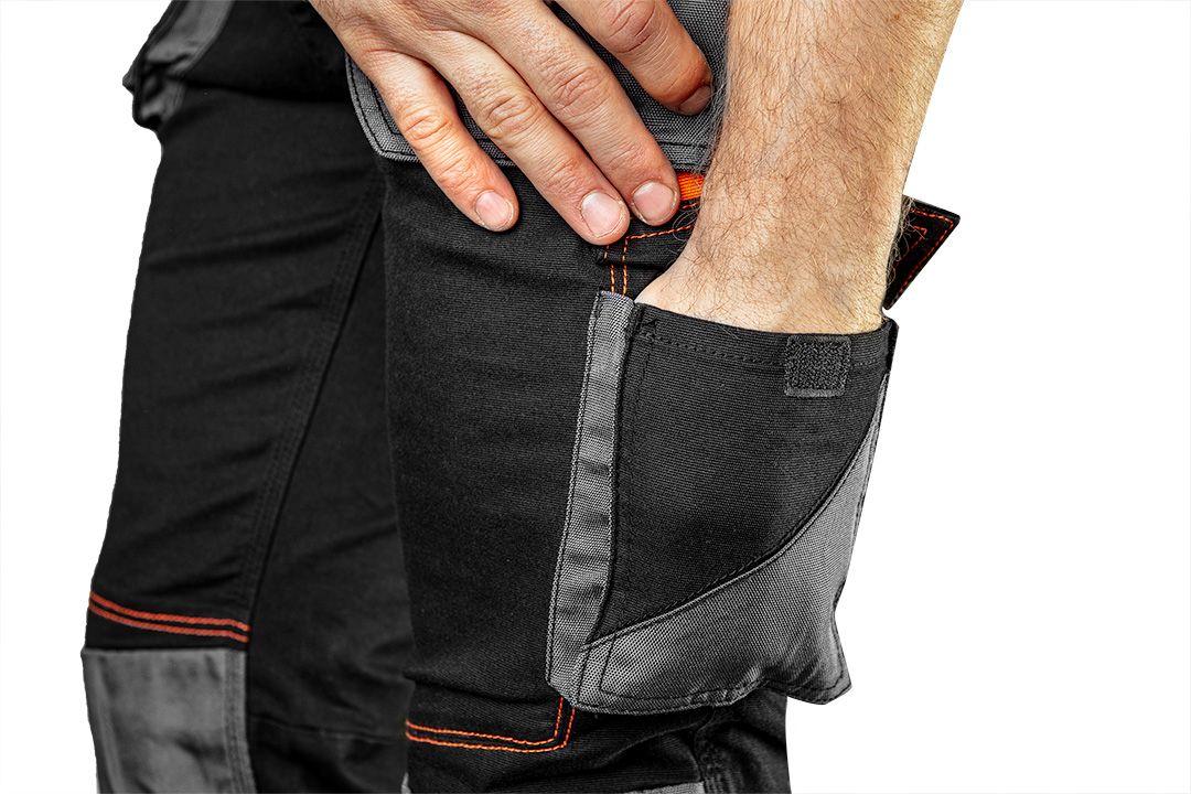 Pantaloni de lucru cu bretele HD Slim, marimea XXXL 81-248-XXXL