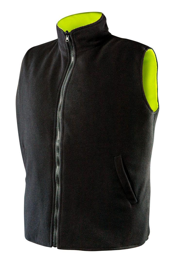 Vesta lucru,impermeabila, doua fete, una reflectorizanta, galben, marime L (52) 81-520-L