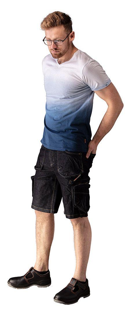 Tricou degrade DENIM, marimea XXL 81-602-XXL