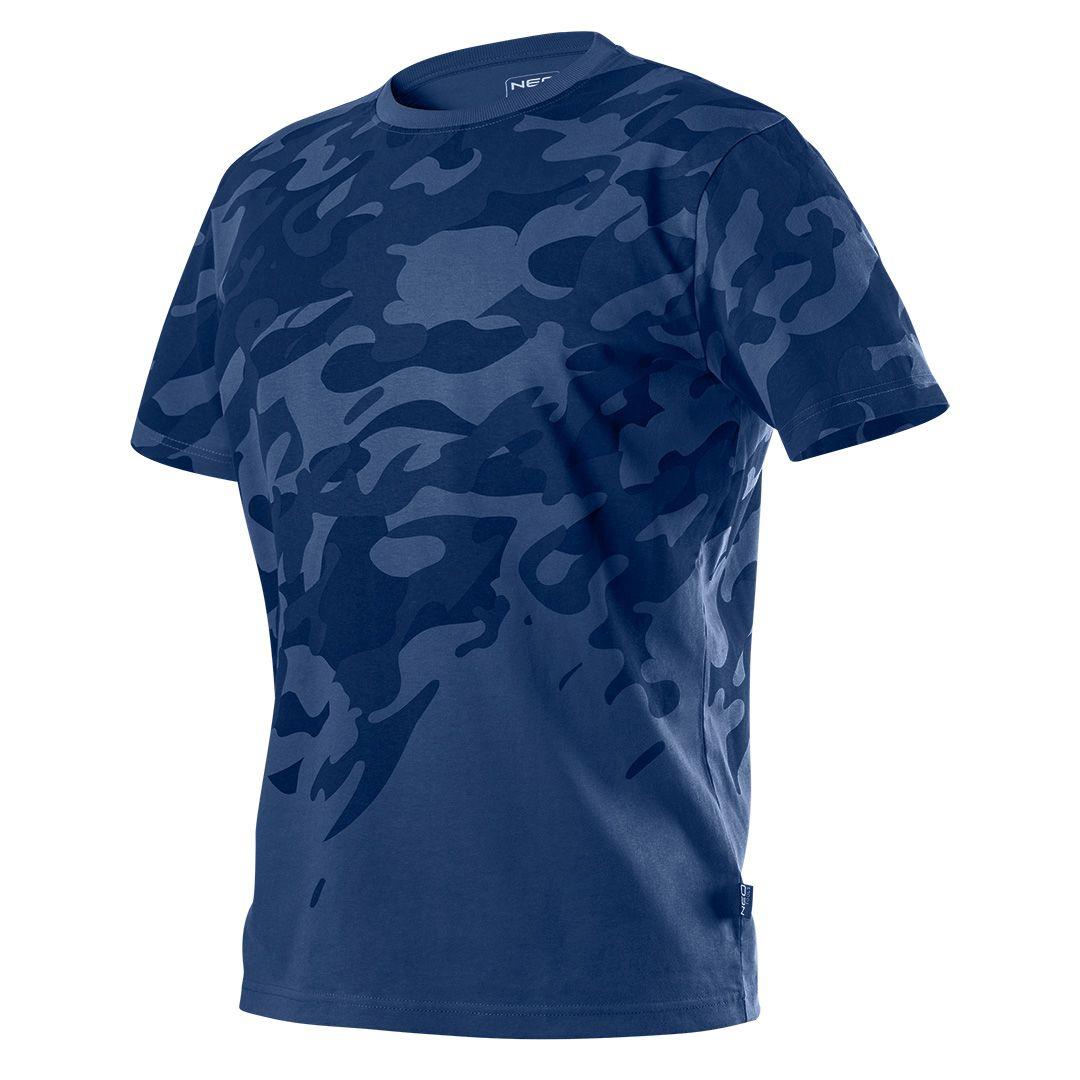 Tricou cu imprimeu CAMO Navy, marimea XXL 81-603-XXL