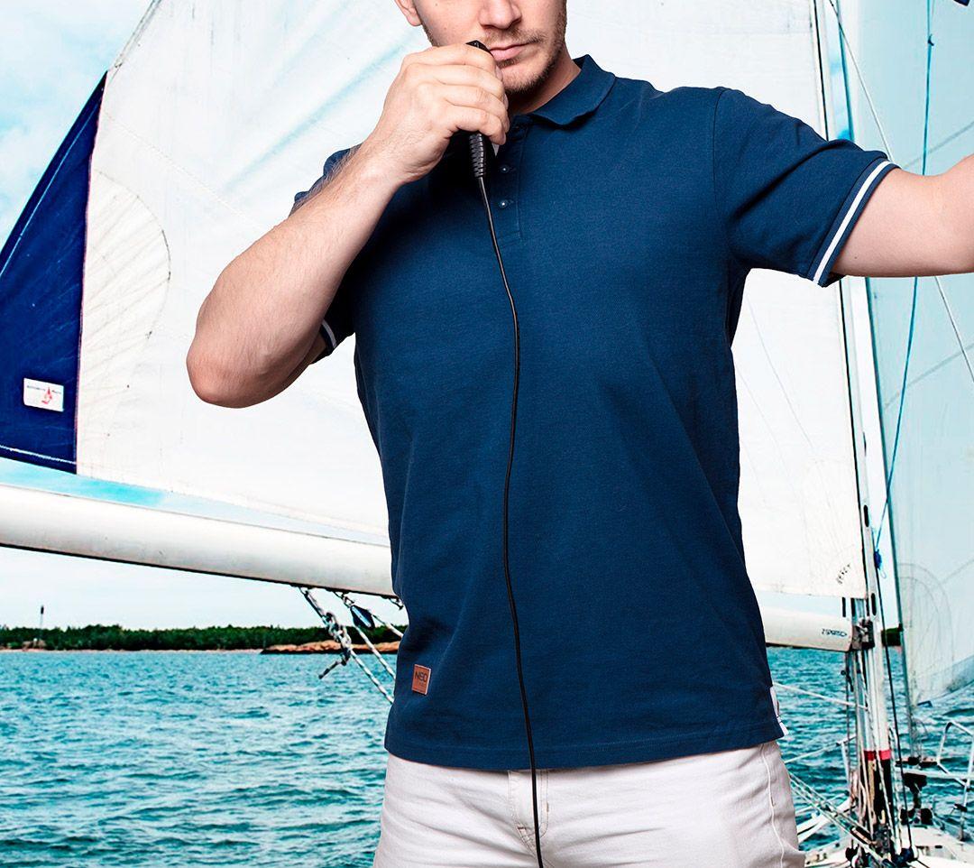 Tricou polo DENIM, marimea S 81-606-S