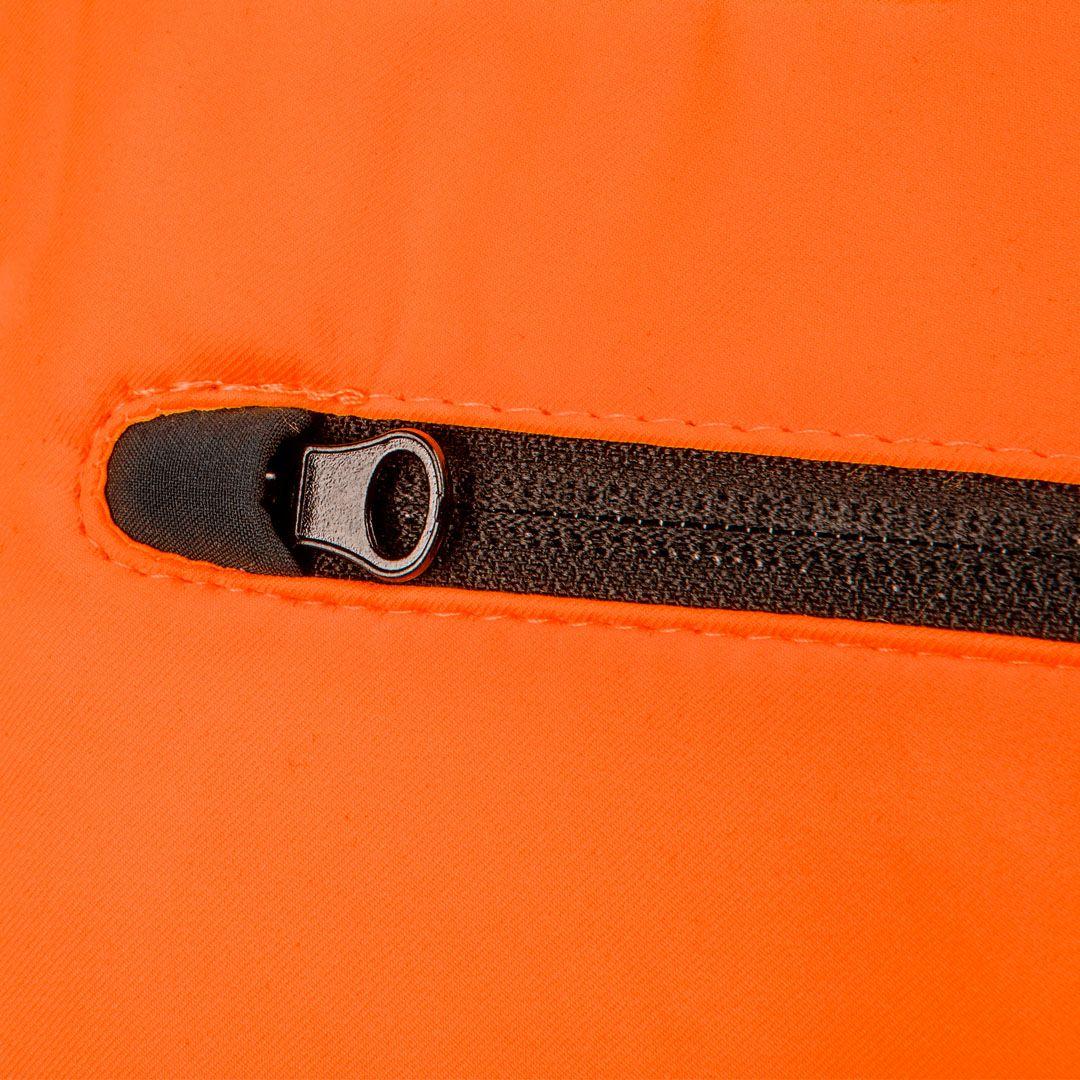 Jacheta de lucru cu vizibilitate ridicata, softshell cu gluga, portocalie, marimea L 81-701-L