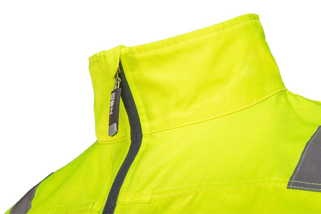 Jacheta de inalta vizibilitate 40% poliester, 60% bumbac, 260 gsm, marimea L 81-742-L