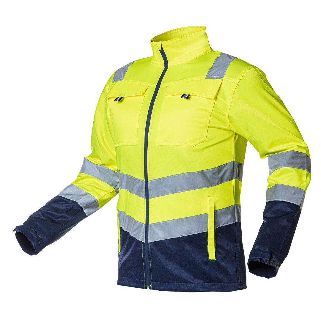 Jacheta de inalta vizibilitate 40% poliester, 60% bumbac, 260 gsm, marimea XL 81-742-XL