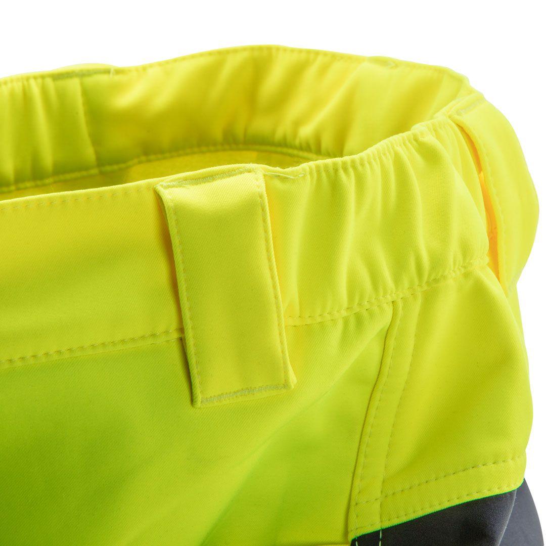 Pantaloni lucru vizibilitate marita, pentru vara, galben, S 81-750-S