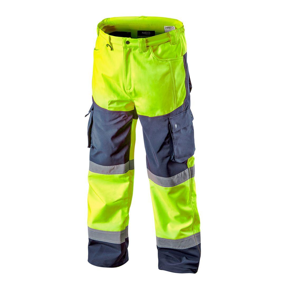Pantaloni lucru vizibilitate marita, pentru vara, galben, S 81-750-S