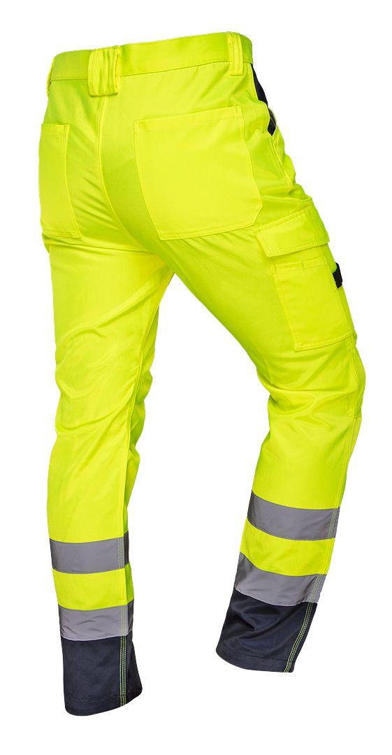 Pantaloni de inalta vizibilitate 40% poliester, 60% bumbac, 260 g/m², marimea S 81-792-S