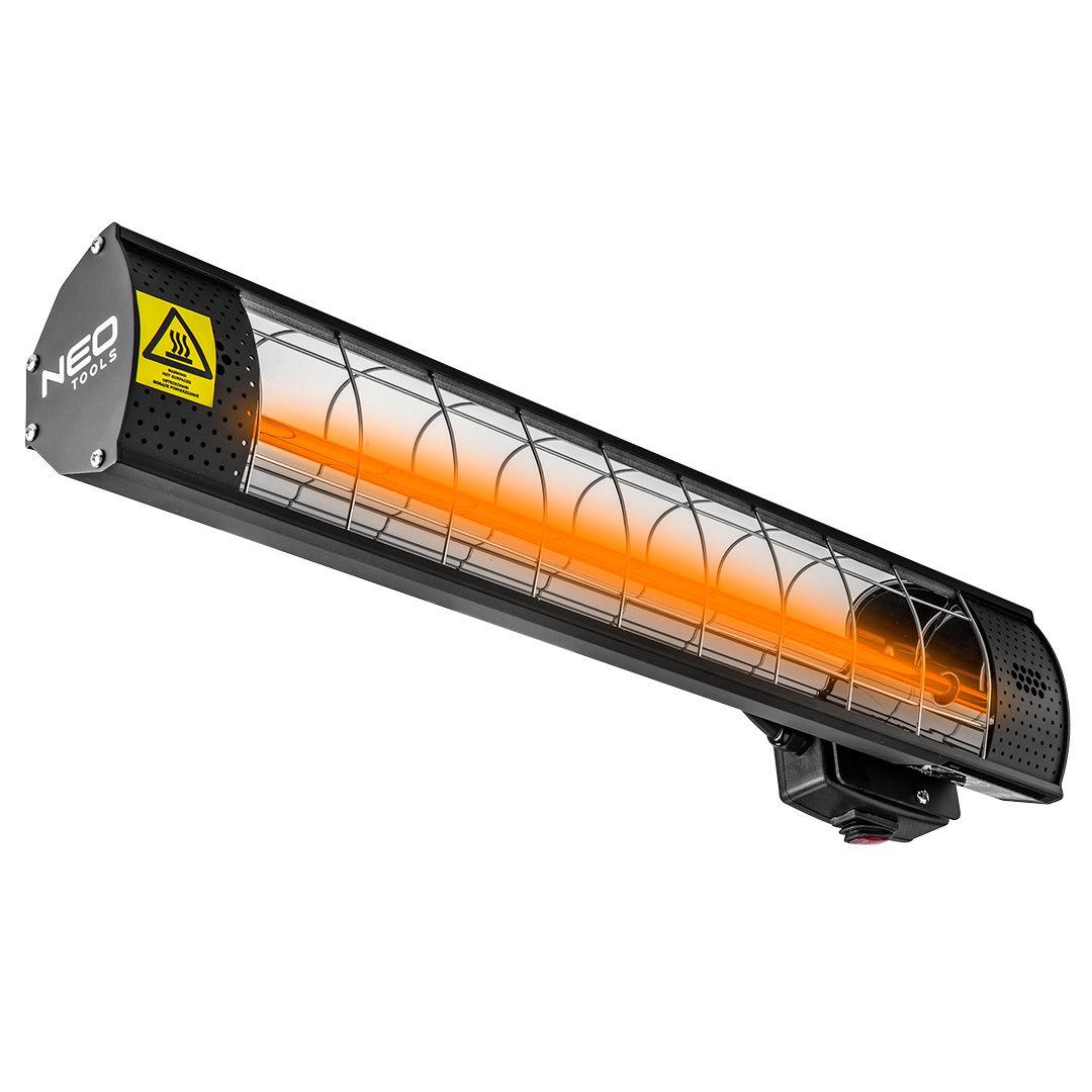 incalzitor radiant 2000W, IP65, element de incalzire cu lampa cu halogen auriu 90-031