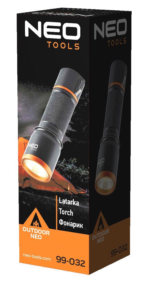 Lanterna LED COB 200lm alimentare cu baterii 3xAA 99-032