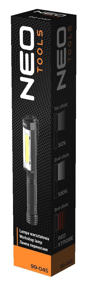 Lampa de inspectie, alimentata cu baterii 3xAA (neincluse), 400 lm COB 99-045