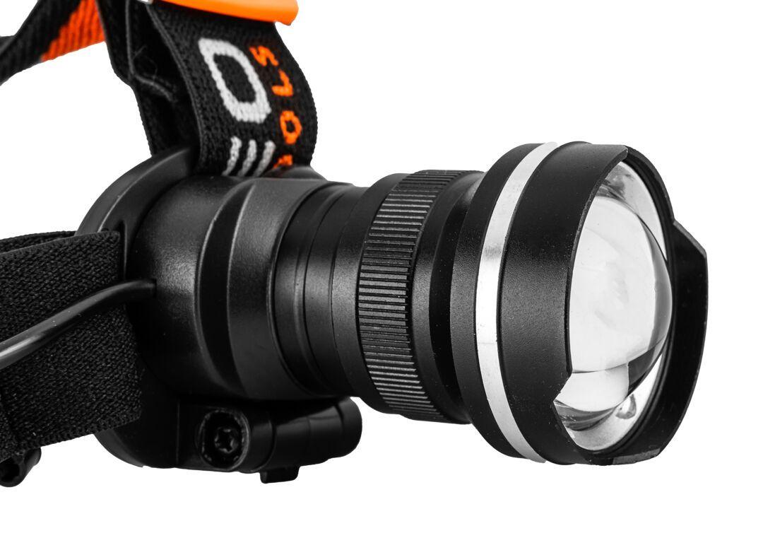 Lampa cap, 400 lum, zoom, CREE R5, 3xAAA 99-200