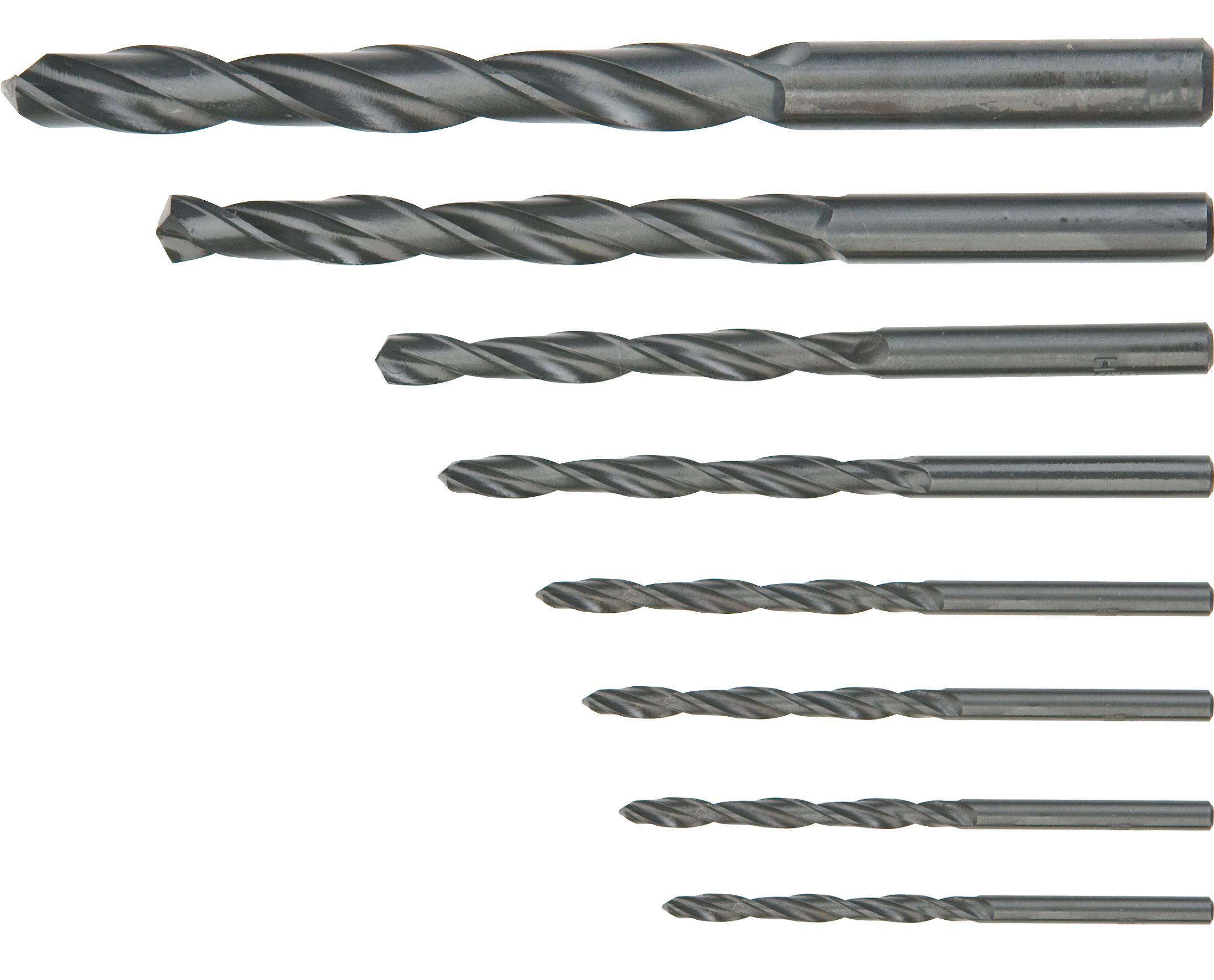 Burghie pt metal, HSS, 3.0-10.0 mm, 8 buc -set 60H708