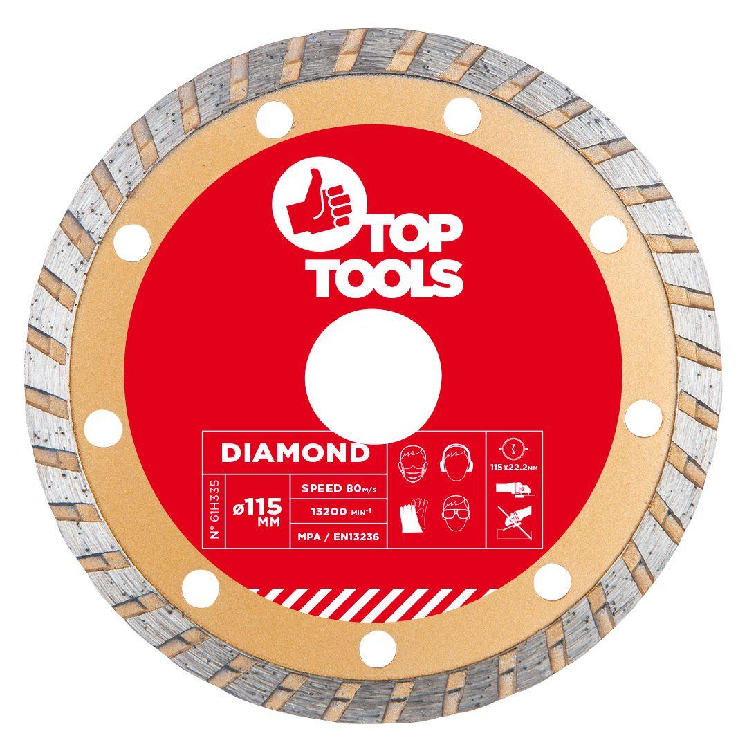 Disc diamantat,115 x 22.2 mm,Turbo,pentru BCA 61H335