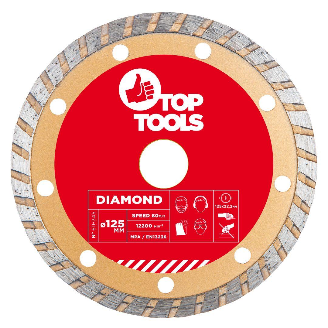 Disc diamantat,125 x 22.2 mm,Turbo,pentru BCA 61H345