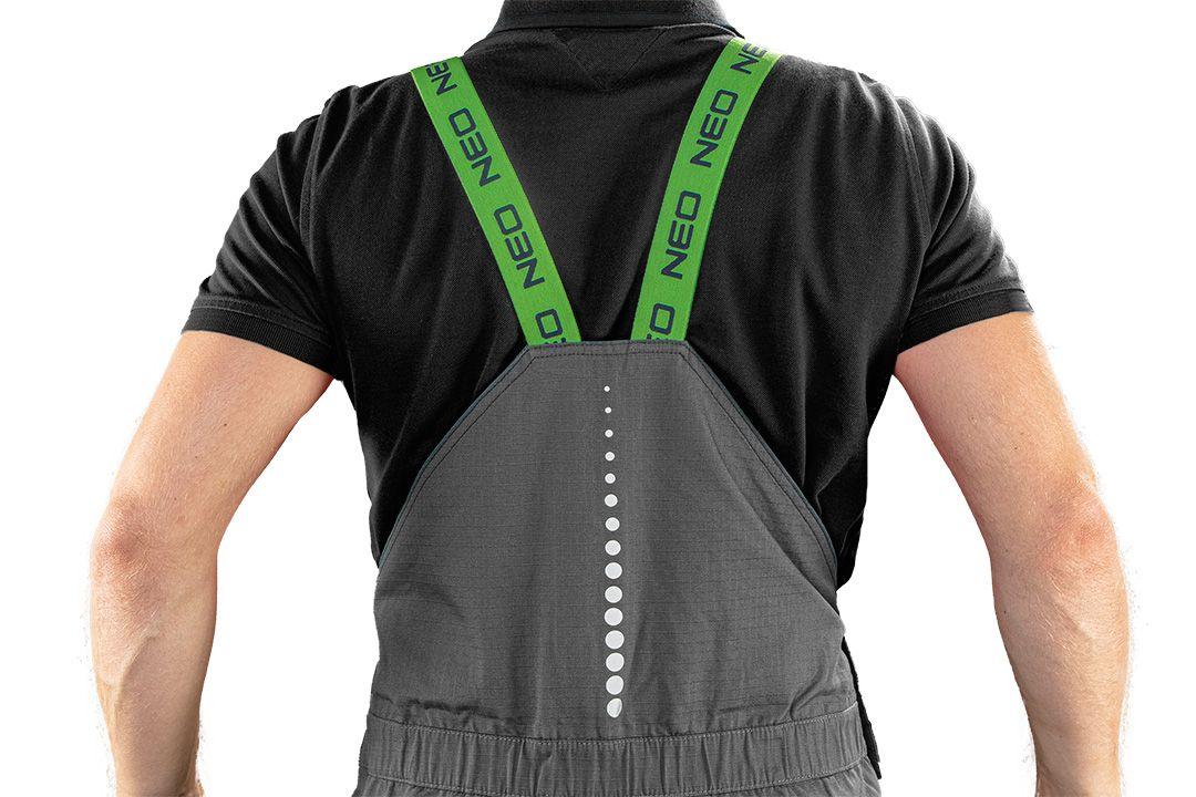 Salopeta de lucru PREMIUM, 100% bumbac, Ripstop, marimea XXXL 81-247-XXXL