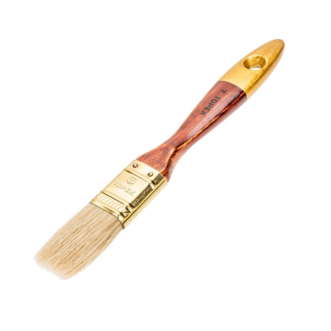 Pensula par natural,maner lemn, 1 "/ 25mm, pt vopsele in ulei 19B610