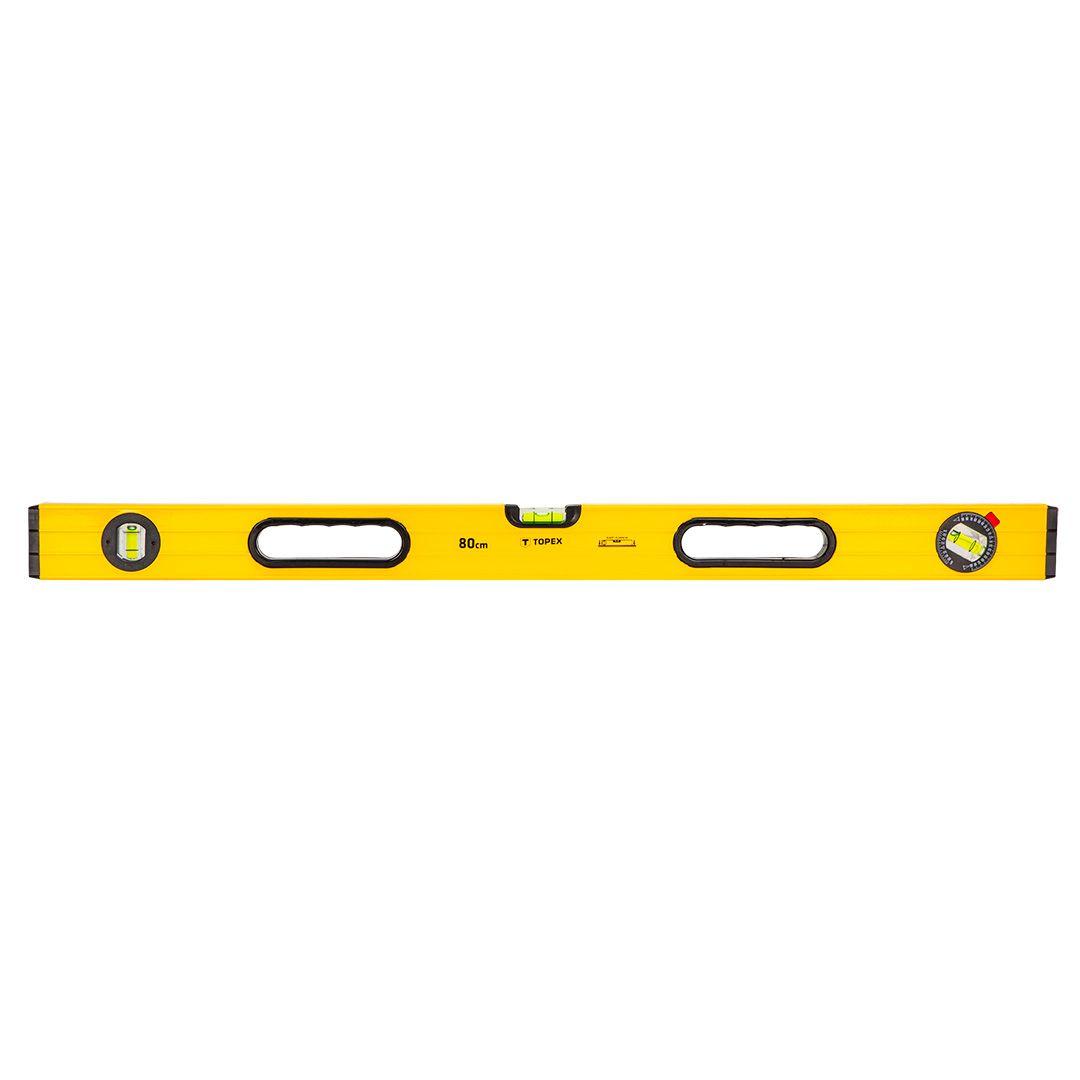 Nivela uz casnic, din aluminiu, tip 600, 80 cm, 3 bule 29C603