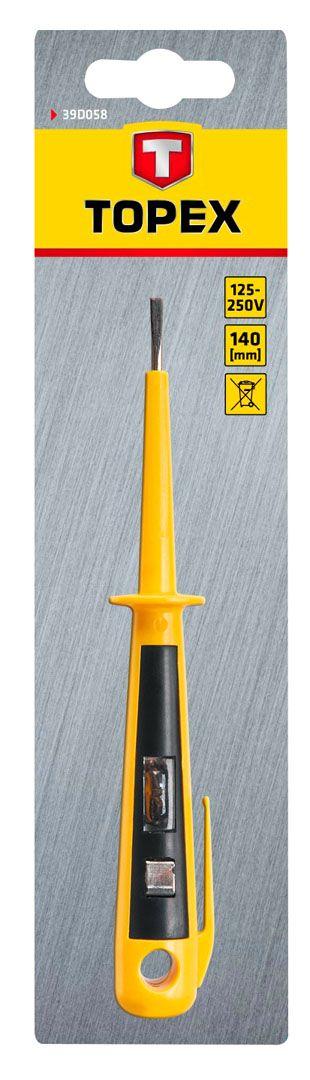 Tester tensiune125-250V, 140 mm 39D058