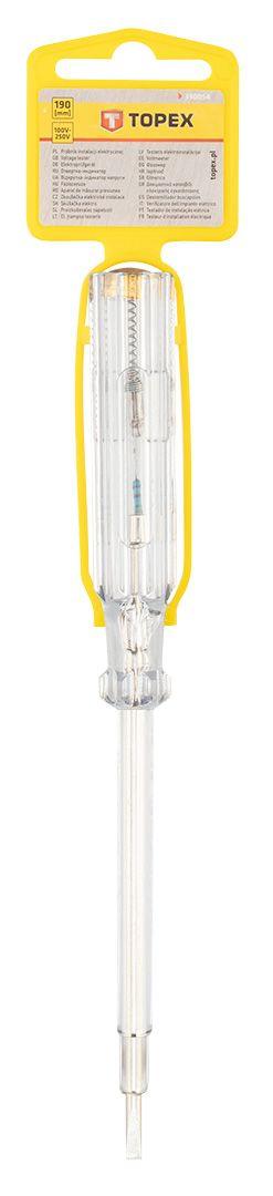 Tester voltaj 190mm, 100-250V 39D054