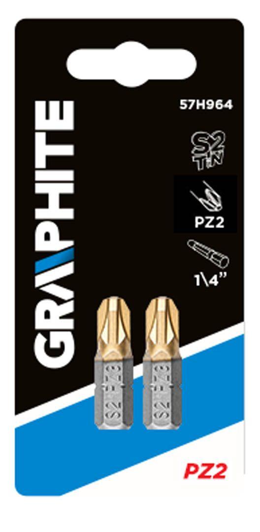 Varf[ bit] pentru surubelnita electrica PZ2, 25mm, 1/4 ", 2 buc , 57H964