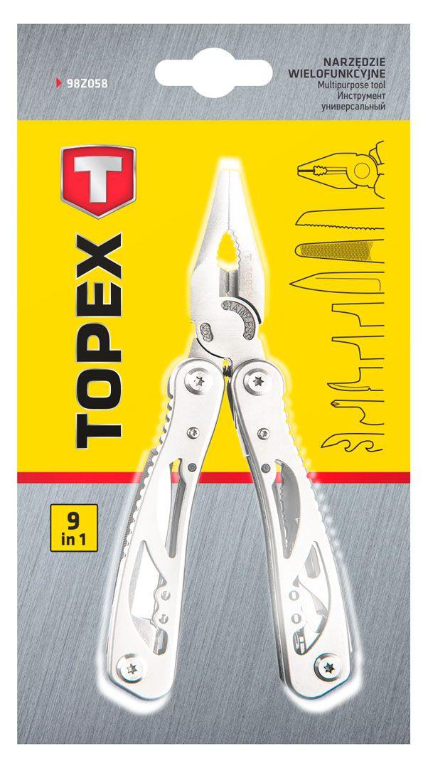 Unealta multifunctionala 9 functii, argintiu 98Z058
