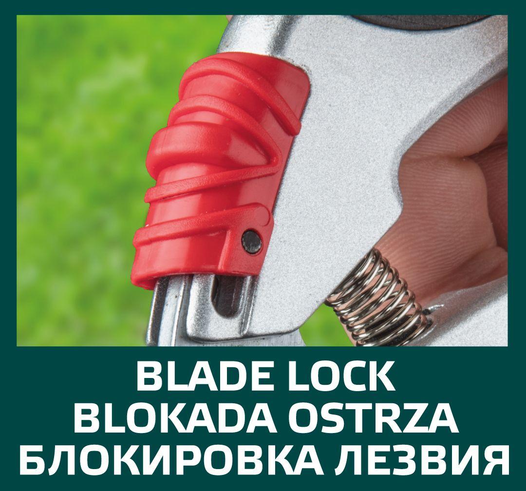 Foarfeca de gradina tip nicovala, corp aluminiu 15G207