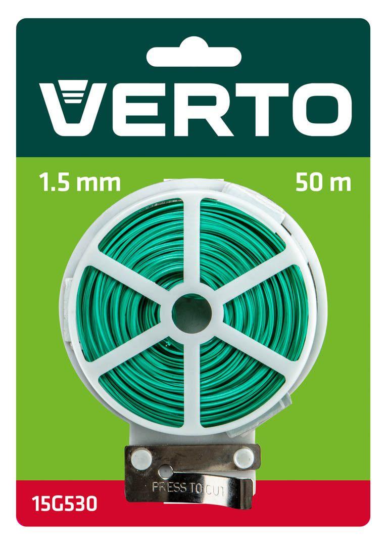 Sarma plastifiata gradina 1,5mm, 50m lungime 15G530