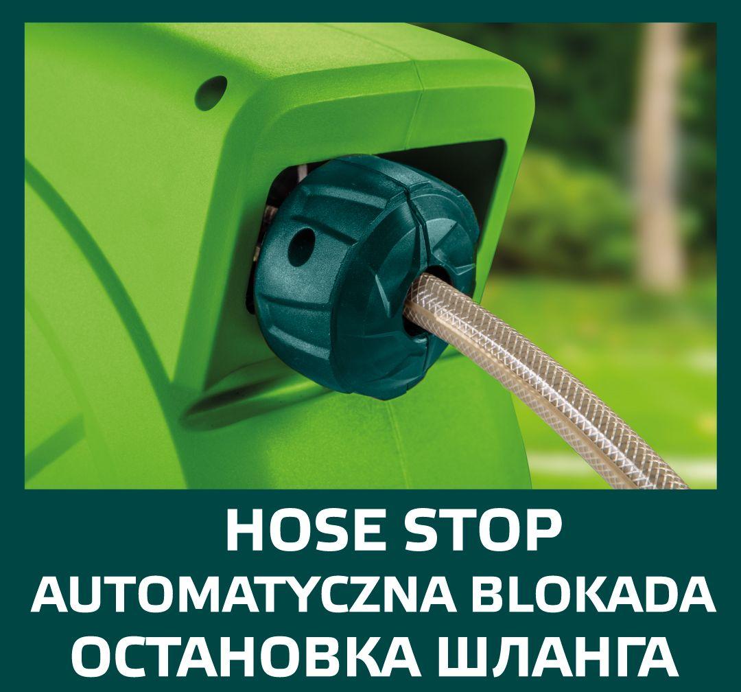 Furtun de gradina cu tambur automat 1/2", 20m+2m 15G891