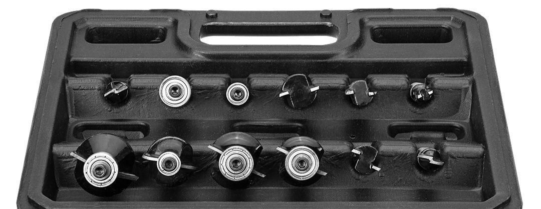 Cap freza, carburas, prindere 8 mm, 12 buc -set 60H010