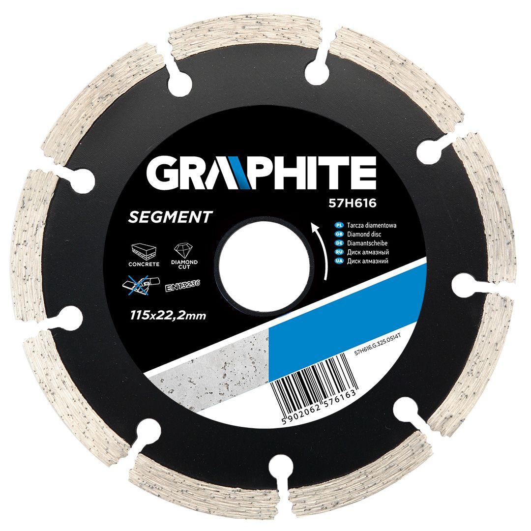 Disc diamantat 115x22mm, segmentat, pt zidarie 57H616