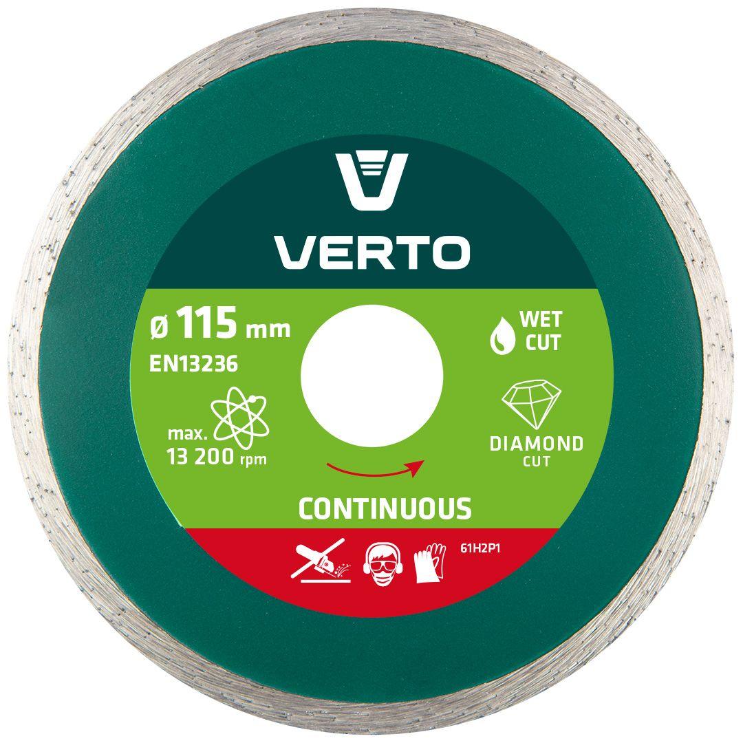 Disc diamantat 115mm,continuu,pentru ceramica 61H2P1