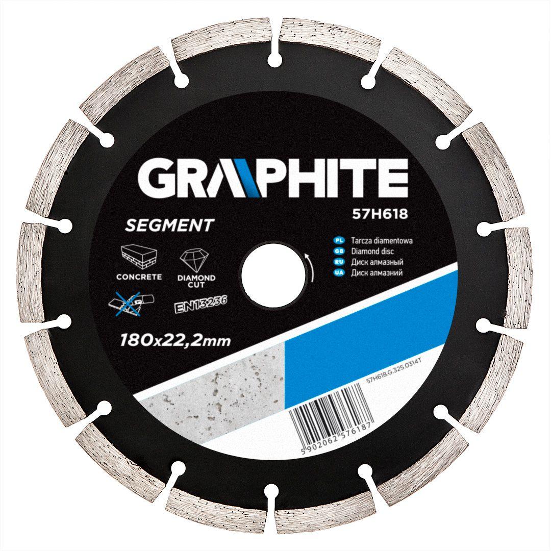 Disc diamantat 180x22mm, segmentat, pt zidarie 57H618