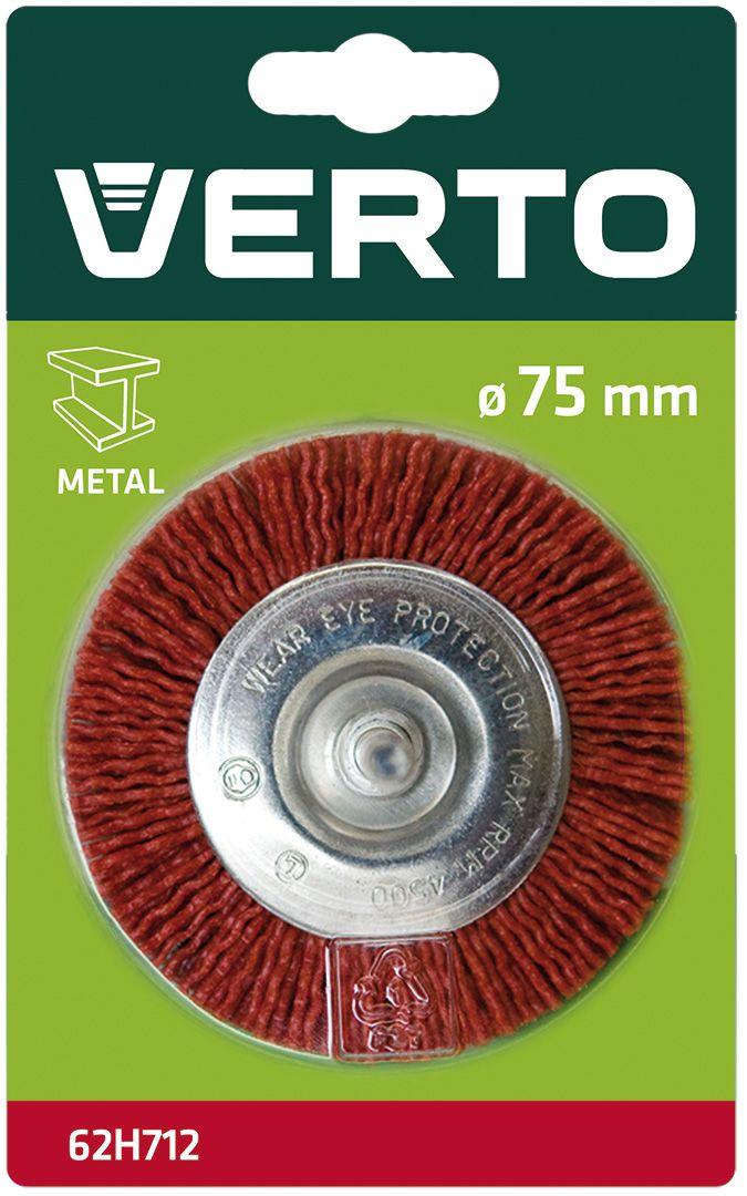 Perie circulara abraziva, NYLON 75mm, ax 62H712