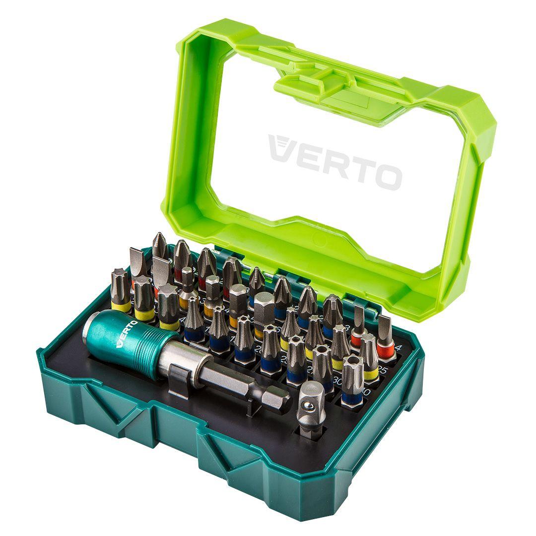 Set suport magnetic+biti 32 buc ( 25mm - 4 x PH, 4 x PZ, 4 x SL, 4 x HEX, 7 x TX, 7 x TT ) 66H620