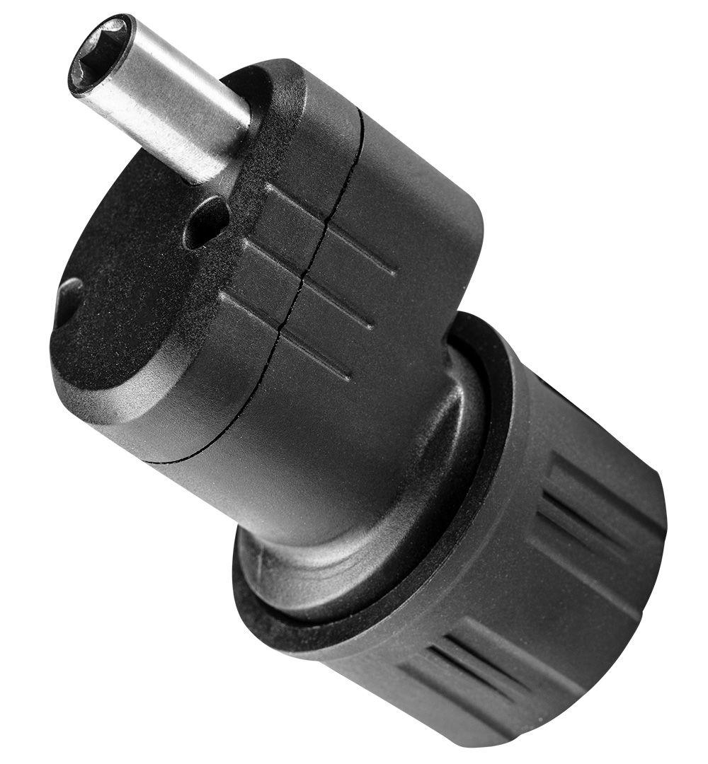 Masina de gaurit/insurubat , Energy+ 18V, Li-Ion, suport detasabil de 10 mm, plus adaptor unghiular si adaptor de colt, fara acumulator 58G022-AD